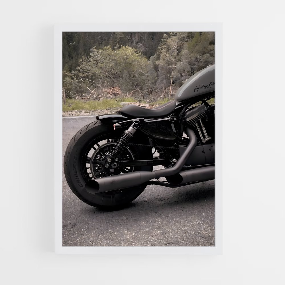 Poster Métal Vintage – affiche Harley-Davidson (vue 3)